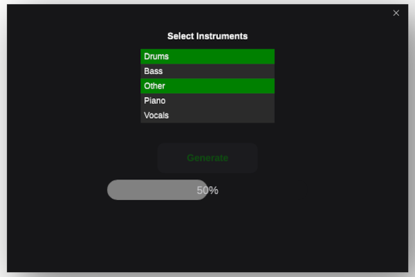 Generate Backing Track